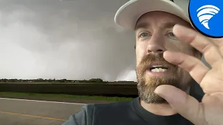 TORNADO intercepted east of Glencoe, Minnesota!