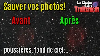 Comment sauver le fond de ciel de vos photos (couleur, poussières, luminosité)?