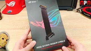 Хотите установить видеокарту вертикально? В этом Вам может помочь - ASUS ROG STRIX RISER CABLE!!!