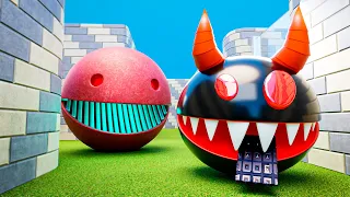 Pacman Adventures Compilation | Robot Pacman Vs Monster Pacman | Level UP