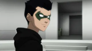 Damian Wayne vs Teen Titans || La Liga de la Justicia contra Los Jóvenes Titanes Crack ||