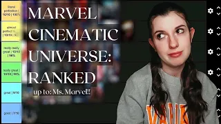 marvel cinematic universe tier list (up to ms. marvel!) | 35 MCU movies & shows: ranked (phases 1-4)