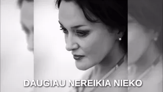 Džordana Butkutė - Daugiau Nereikia Nieko (Oficialus audio)