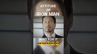 IRON MAN  Attitude status 😎|| #IronMan #TonyStark #Attitude #shorts