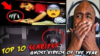 Top 10 SCARIEST Ghost Videos of the YEAR FULL REACTION!!