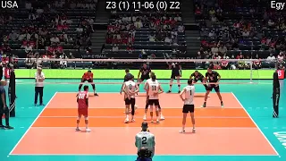 USA vs Egypt OG Qualifier Amazing Volleyball Full Match