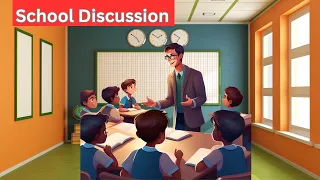School discussion |classroom conversation between teacher student| #classroomlanguage #kidslearning