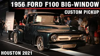SOLD! 1956 Ford F-100 Big-Window Custom Pickup Truck - BARRETT-JACKSON HOUSTON 2021