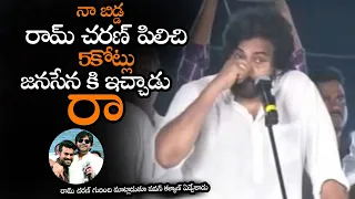 రామ్ చరణ్ గురించి మాట్లాడుతూ పవన్ కళ్యాణ్ ఏడ్చేశాడు || Pawan Kalyan Emotional About Ram Charan || NS