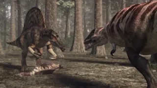 Spinosaurus vs Carcharodontosaurus - Спинозавр против Кархародонтозавра [RUS]