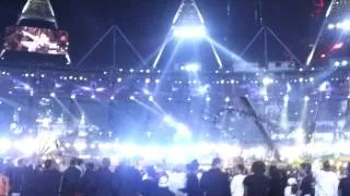 Coldplay ft Rihanna & Jay-Z - Run this town, Paralympic Closing Ceremony