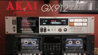 Akai Professional GX912 3 Head Cassette Deck - Unboxing and quick test