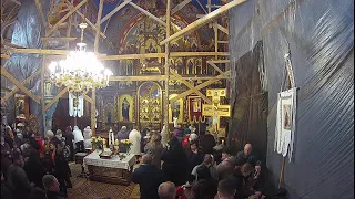 Свята Літургія (10:00) у храмі св. влкмч. Юрія Переможця 20 лютого 2022 р. Б.