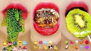 ASMR 10분 수면유도 먹방 휴식과 수면을 위한 소리 먹기 Emoji FOOD