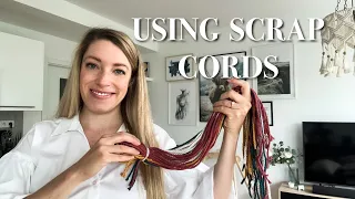 6 ways to use SCRAP MACRAME CORDS