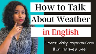 How to Describe the Weather in English | Improve your English Conversation Skills