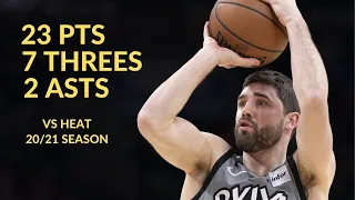 Joe Harris 23 Pts 7 Threes 2 Rebs 2 Asts Hgihlights vs Miami Heat | NBA 20/21 Season