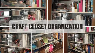 Closet Organization | Arts & Craft Closet | Organization Motivation