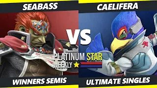 PSW S15:W11 Winners Semis - SeaBass (Ganondorf) Vs. Caelifera (Falco) SSBU Ultimate Tournament