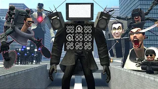 NEW UPGRADE TV TITAN VS ALL BOSSES EPISODES 1-72 in GARRY'S MOD!