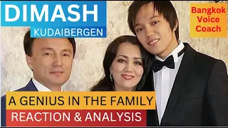 DIMASH: 'A Genius in the Family' Vocal Coach Analysis & Reaction