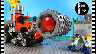 LEGO CITY POLICE Steamroller Prison Break Jail Break Escape Bulldozer Fail Police Chase Experimental