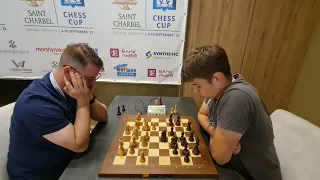 Девід Хейдон  FM, ENG - Даниїл Мосесов IM, UKR. Saint Charbel Chess Cup'23.