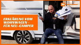 EINWEISUNG & Inbetriebnahme vom WOHNWAGEN - so gelingt das erste Mal | inkl. Gas, Wasser & Ankuppeln