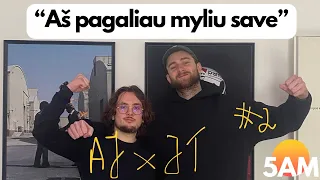 "Pirmąkart pasakiau sau, kad myliu save" | Arnas x Jurgis #2 | 5AM Podkastas