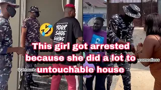 Untouchable àrested the lady that always came to his house and make pr0blêms with him//untouchable.