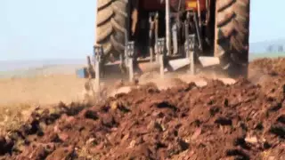 Ploughing for Beet with a Fiat 100 90