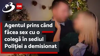 Agentul prins când făcea sex cu o colegă în sediul Poliției a demisionat