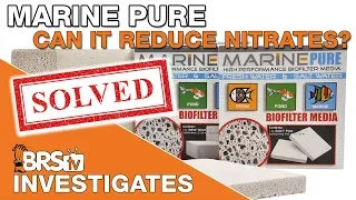 Can Marine Pure really reduce nitrates? We gain some valuable insight... | BRStv Investigates