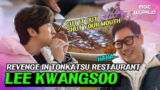 [C.C.] KWANGSOO taking SEOKJIN down in tonkatsu restaurant #LEEKWANGSOO #JEESEOKJIN