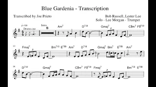 Lee Morgan - Blue Gardenia Transcription