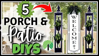 Top BEST PORCH & PATIO Decor DIYs For Spring & Summer! Indoor/Outdoor Planters Signs Lanterns & More