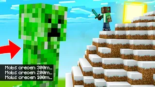 MINECRAFT pero LOS MOBS AHORA SON GIGANTES 😱💥 MINECRAFT ALEATORIO