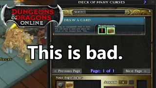 Cursed Deck Crafting Looks Awful