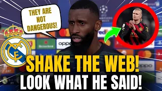 JUST LEFT! RUDIGER TALKED ABOUT MANCHESTER CITY! FANS REACT! | REAL MADRID NEWS