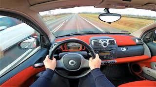 Smart Fortwo II Coupe 1.0 71HP (2009) POV Test Drive & Acceleration 0-100 | Automatic | 4K #103