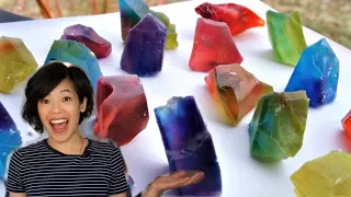 KOHAKUTOU | Edible CRYSTAL Jelly Gemstones Recipe & Taste Test