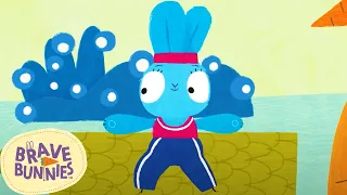 Bunny exercise! | Brave Bunnies Official 🐰 | Cartoons for Kids