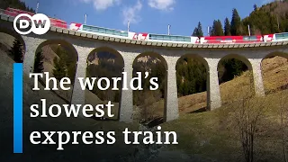 By train from St. Moritz to the Matterhorn - The Glacier Express | DW Documentary
