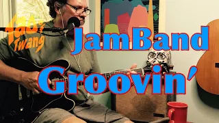 Jam Band Style Chord Comping & Riffs // Two Chord Groove // Practice Loop At The End