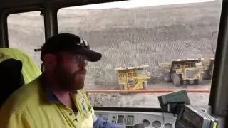 Inside a Mining Excavator