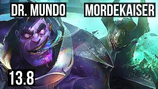 DR. MUNDO vs MORDEKAISER (TOP) | 5/0/3 | KR Master | 13.8