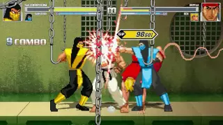 AN Mugen Request #618: Scorpion & Sub-Zero VS Ryu & Ken