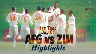 Afghanistan vs Zimbabwe Highlights | 1st Test | Day 1 | Afghanistan vs Zimbabwe in UAE 2021