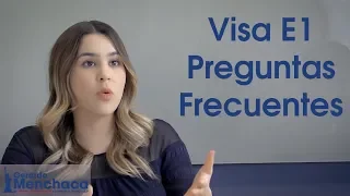 Visa E1 Preguntas Frecuentes, USA 2024