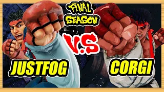 SFV CE 🔥 Justfog (Ryu) vs Corgi (Kage) 🔥 Ranked Set 🔥 Street Fighter 5